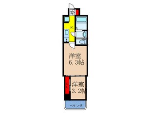 セレニテ梅田ルフレの物件間取画像